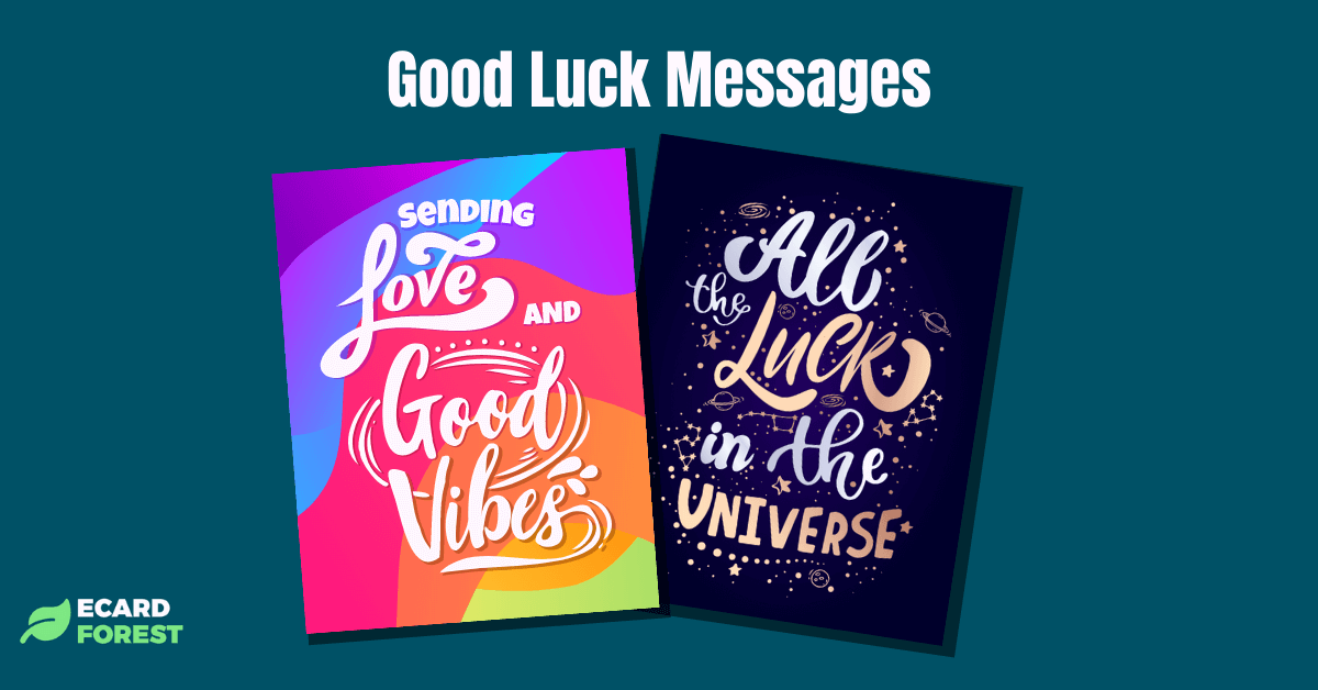 Inspirational good luck quotes, sayings, wishes and messages